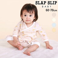 【最大20%OFFクーポン】SLAP SLIP BABY 総柄プリント長袖インナーロンパース肌着ベビー(60~70cm) ベビー…