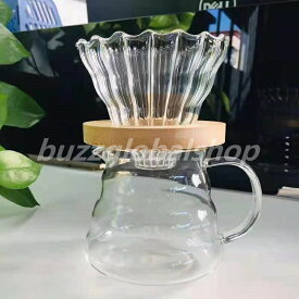 コーヒーフィルター コーヒードリッパー コーヒーカラフェ セット ガラス 耐熱耐冷 600ml