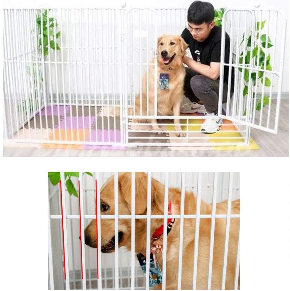 楽天市場】ペットサークル スチール製 ペットフェンス 犬ゲージ ドア