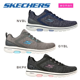 【クリアランス】 スケッチャーズ ゴルフシューズスパイクレス ゴーゴルフ ウォーク5 GO GOLF WALK 5 123034 〈Skechers〉 レディースモデル 【全米オープン・エビアン選手権 覇者使用ブランド】