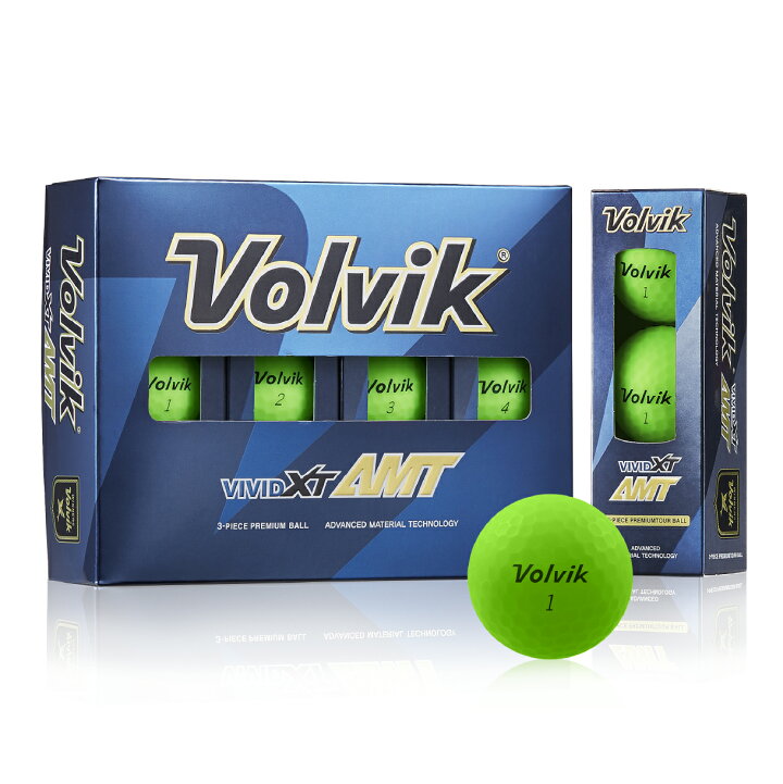 楽天市場】ボルビック ゴルフボール 1ダース12球入り VIVID XT AMT 