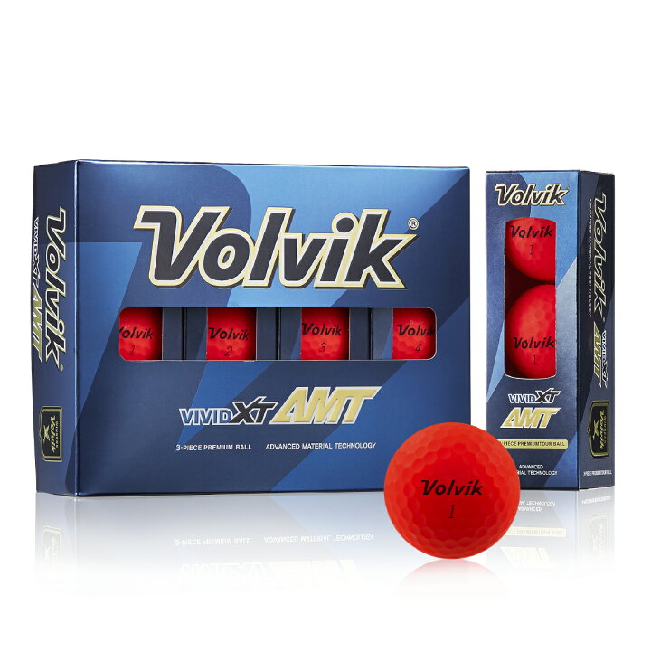 楽天市場】ボルビック ゴルフボール 1ダース12球入り VIVID XT AMT 