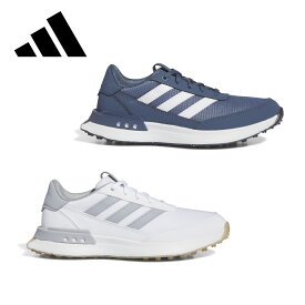 【ジュニア用】アディダス ゴルフ スパイクレスシューズ MDK96 ジュニアS2G JR S2G SL 紐タイプ レースタイプ ユニセックスモデル〈adidas〉