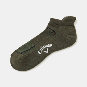 キャロウェイ ゴルフ ソックス 靴下 ヒールアップ仕様アンクルソックス C25293101 メンズモデル 〈Callaway Golf キャロウェイゴルフ〉