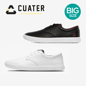 【大きいサイズ：28.5cm・29.0cm・29.5cm・30.0cm】クエーター ゴルフシューズ スパイクレス THE WILDCARD - LEATHER SHOES 4MU189 メンズ 2024年モデル CUATER