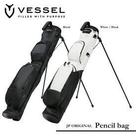 【ネームプレート刻印無料】 【日本限定モデル】【VESSEL ベゼル】 PENCIL BAG　ペンシルバック 【セルフスタンド　ミニスタンドバック】