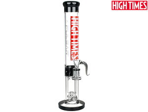 HIGH TIMES PULSAR LOGO STRAIGHT TUBE RECYCLER BONG �n�C�^�C���Y �p���T�[ �X�g���[�g �`���[�u ���T�C�N���[ �{���O