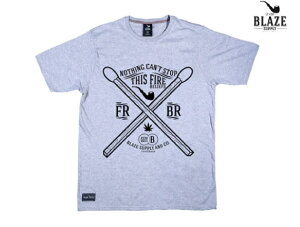 BLAZE SUPPLY �u���C�Y�T�v���C 2 MATCHES T�V���c GREY �O���[