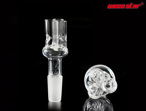 WEED STAR GLASS BOWL �E�B�[�h�X�^�[ �{���O�p �O���X�{�[�� �ΎM HATTRICK