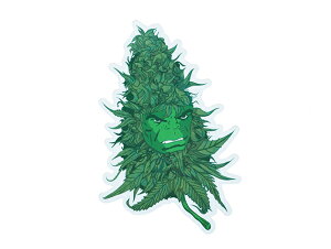 THC �X�e�b�J�[ HULK WEED NUG C246