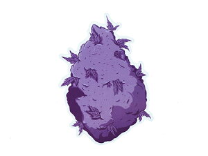 THC �X�e�b�J�[ PURPLE HAZE WEED C250