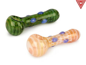 RED EYE GLASS DOTS GLASS PIPE ���b�h�A�C�O���X �h�b�c �K���X�p�C�v 3190