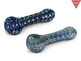 RED EYE GLASS FROSTED PAISLEY GLASS PIPE レッドアイグラス フロステッド ペイズリー ガラスパイプ 3195