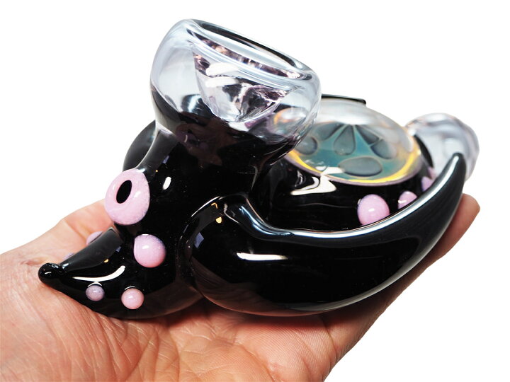 楽天市場】HIPPO HEADEEZ GLASS PIPE ヘッディーズガラスパイプ BLACK 
