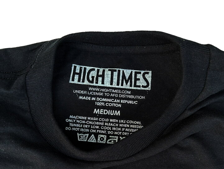 楽天市場】HIGH TIMES LOGO T SHIRT ハイタイムズ ロゴ Tシャツ BLACK 