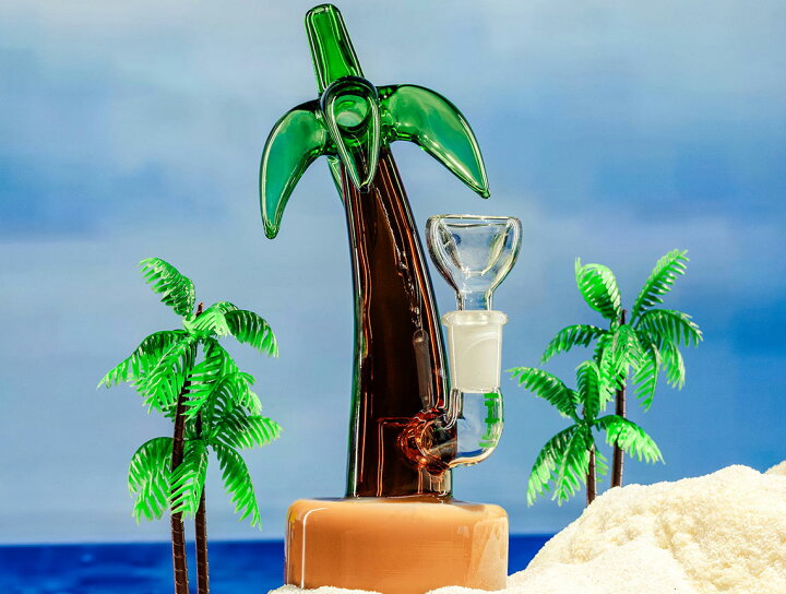 楽天市場】HEMPER PALM TREE BONG ヘンパー パームツリー ガラスボング 
