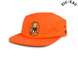 ZIG ZAG ジグザグ オフィシャル キャンパー キャップ 帽子 オレンジ