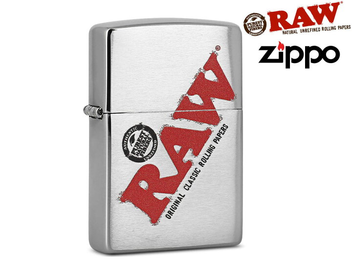 楽天市場】RAW ZIPPO LIGHTER ロウ ジッポライター シルバー : バズ 