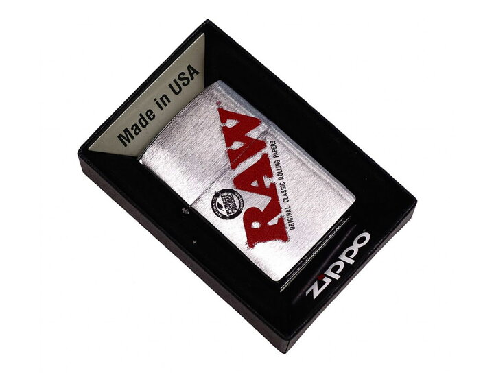 楽天市場】RAW ZIPPO LIGHTER ロウ ジッポライター シルバー : バズ 