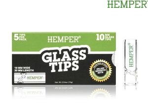 HEMPER GLASS TIPS 10mm wp[ KX`bv Eh }EXs[X [`tB^[ 5