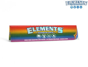 ELEMENTS RAINBOW KING SIZE SLIM �G�������c ���C���{�[�J���[ ���[�����O�y�[�p�[ �L���O�T�C�Y�X����
