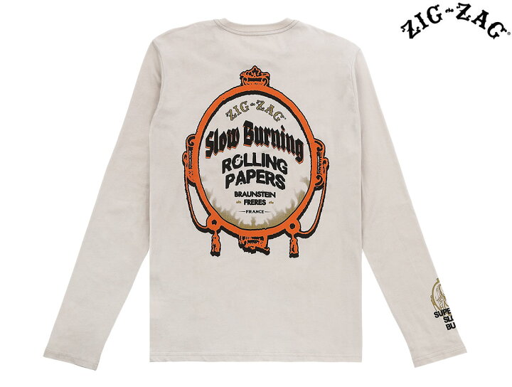 楽天市場】ZIG ZAG ジグザグ オフィシャル ロングスリーブ Tシャツ 
