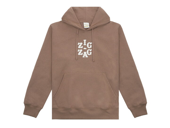 楽天市場】ZIG ZAG VERTEX HOODIE ジグザグ フーディー パーカー モカ 
