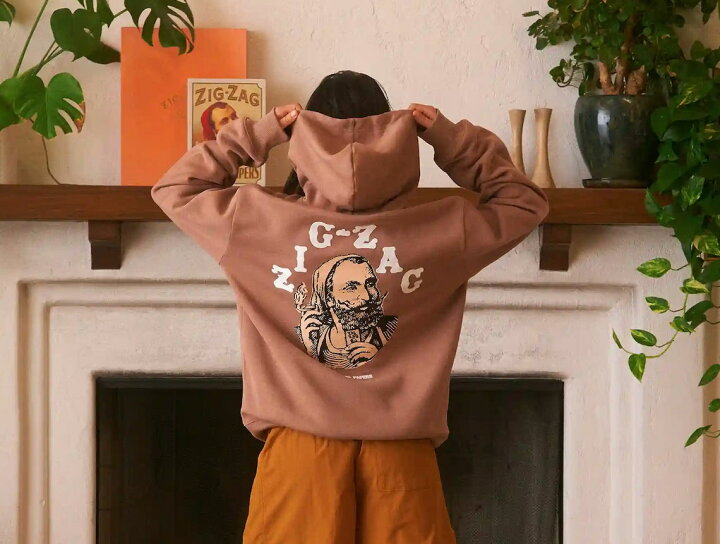 楽天市場】ZIG ZAG VERTEX HOODIE ジグザグ フーディー パーカー モカ 