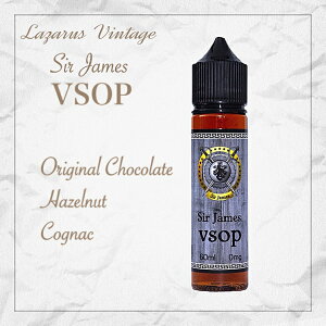 LazarusVintage SirJames VSOP 60ml �I���W�i���`���R���[�g �w�[�[���i�b�c �R�j���b�N �d�q�^�o�R ���L�b�h vape ���U���r���e�[�W