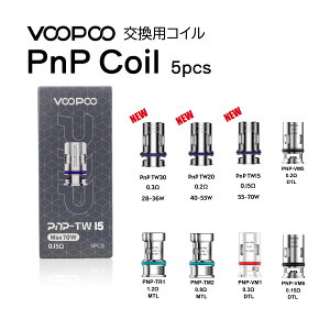 VOOPOO PnP Coil VINCI DRAG ARGUS u[v[ B` hbO A[KX Pod  RC MTL DL vape dq^oR xCv TR1 TM2 VM1 VM5 VM6