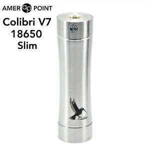 【送料無料】AmerPoint Colibri V7 18650 Slim 22mm アーマーポイント コリブリ メカニカル セミメカ チューブ ロシア 電子タバコ vape ベイプ ハイエンド Mod ハチドリ