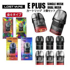 Lostvape E Plus Mesh Cartridge 3Zbg@Xg׃Cv VO fA bV RC p J[gbW 0.3 0.45 0.6 0.8