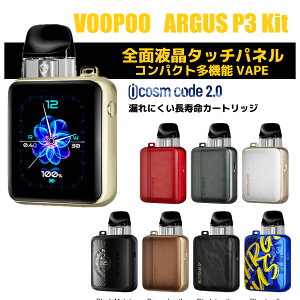 �y�^�b�`�X�N���[���zVoopoo Argus P3 Kit �u�[�v�[ �A�[�K�X P3 �X�^�[�^�[�L�b�g vape �d�q�^�o�R �׃C�v �V�[�V��