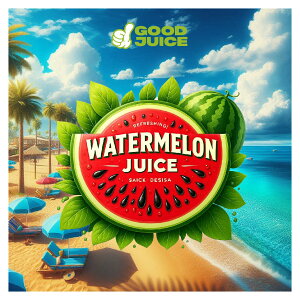 GOODJUICE Watermelon Juice �E�H�[�^�[������ �W���[�X 60ml �O�b�h�W���[�X �X�C�J �t���[�o�[ vape �׃C�v �d�q�^�o�R �V�[�V�� ���L�b�h �t���[�c �j�R�`��0