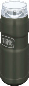 サーモス アウトドアシリーズ 保冷缶ホルダー 350ml缶用 2wayタイプ カーキ ROD-0021 KKI