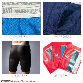 BVDPOWER-ATHLETEハーフスパッツ