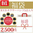 【メール便送料無料】B.V.D. 5枚入りボクサーパンツセット ボクサー 前あき 新春 福袋 下着 男性 B.V.D. bvd 福袋 2019 メンズ 中身 送...