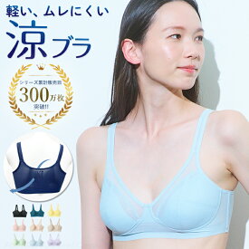 【100円OFFクーポン】涼ブラ BVD 累計300万枚突破！ランキング1位 (S/M/MG/L/LG/LL)【メール便送料無料】軽い ムレにくい ハーフトップブラ A～Eカップ対応 スズブラ 夏 B.V.D. ブラジャー レディース ノンワイヤー 吸水速乾 メッシュ bljy04w