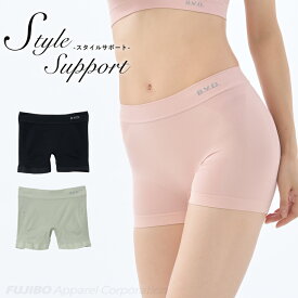 【200円OFFクーポン配布】【期間限定30％OFF】ショーツ パンツ レディース ボーイズレングス M L スタイルサポート インナー 下着 スポーツ ボクサー bvd BVD 成型 運動 リラックス