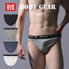 B.V.D. BODY GEAR クロスビキニ メンズインナー ブリーフ アンダーウェア 男性 下着 パンツ BVD ボディギア