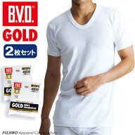 【200円OFFクーポン配布】【期間限定30％OFFセール】2枚組セット！B.V.D. GOLD U首半袖シャツ S,M,L,LL,3…