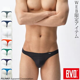 【777円OFFクーポン】【期間限定10％OFFセール】WEB限定 BVD インゴム Tバック /メンズインナー/アンダーウェア 男性 下着 rt541