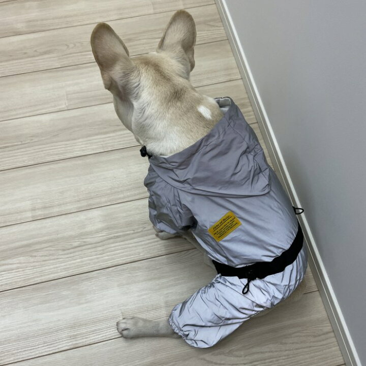 楽天市場 ポイント5倍 犬 レインコート マジックテープ フレンチブルドッグ カエル 反射素材 防風 防水 コーギー カッパ 雨の日も散歩 撥水 濡れない 犬の服 春夏 中型犬 小型犬 雨具 雨服 Km329op Bestwear