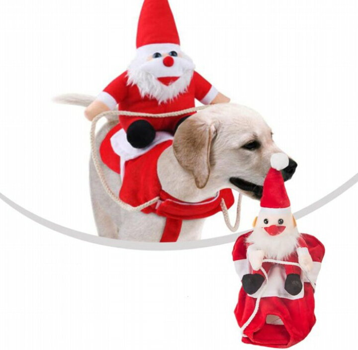 犬 服 ドッグウェア 秋冬 クリスマス サンタ おしゃれ ペット服 トイプードル 面白い ワンタクロース 帽子付き パピー チワワ ダックス 高級素材使用ブランド