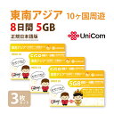 不課税【物理SIM/ネコポスゆうパケット発送】東南アジア周遊(5GB/8日) データ通信専用SIMカード 3枚お得セット！ タイ / ベトナム / マレーシア 他計9ヵ国（5GB/8日）【開通期限2026/06/30】　アジアSIM 東南アジアSIM 中国聯通　プリペイド　海外出張