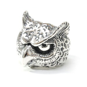 rEH[U[ bwl BWL K戵̔X Y WG[ Vo[ANZ AJ }u BWL LARGE OWL RING/[WIEO/IE/[W/tNE/Vo[ANZT[O M