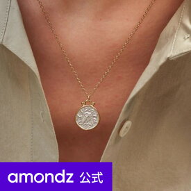 RE-CO'DE ダブル オウル スモール コイン ネックレス：シルバー | RE-CO'DE DOUBLE OWL SMALL COIN NECKLACE - SILVER | mamacasar | amondz