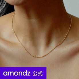 K14 14金 チェーンネックレス | K14 ロープ チェーン ネックレス | 14K Rope Chain Necklace | a14 | amondz