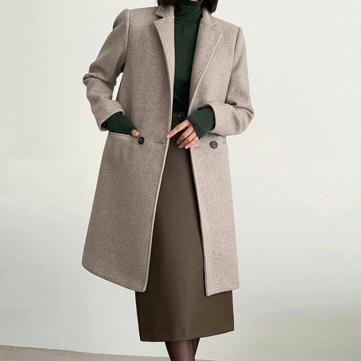 楽天市場】チェスターコート ロングコート 人気 ウールコート アウター  