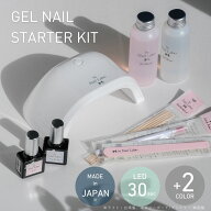 日本製 プレミアムキット 2色付【選べる1色＆おまかせ1色】ジェルネイルキット プロメーカー発 爪を削ら…